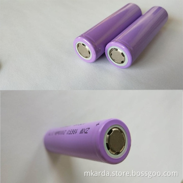 Electric Scooter 18650 cell battery 2000mAh